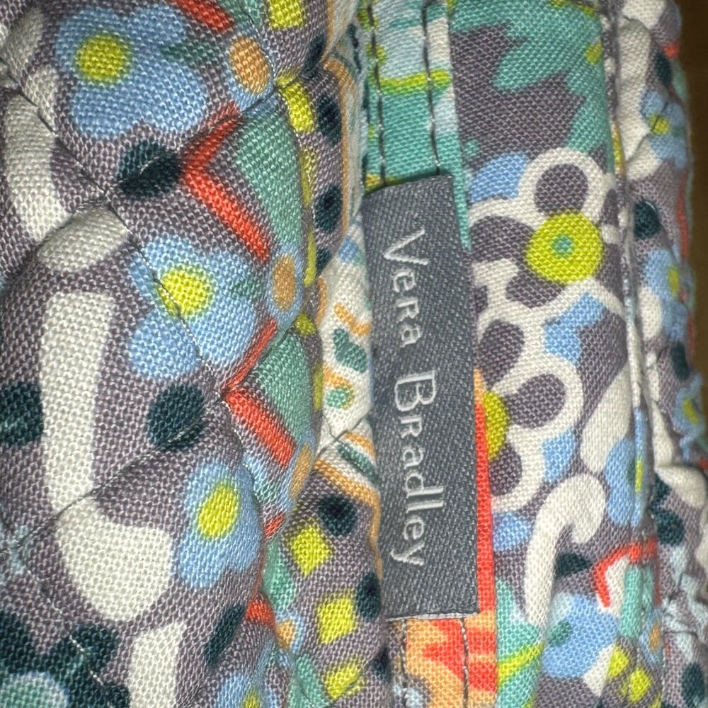 Vera Bradley Multi-Compartment Shoulder Bag in Citrus Paisley - Picture 8 of 11